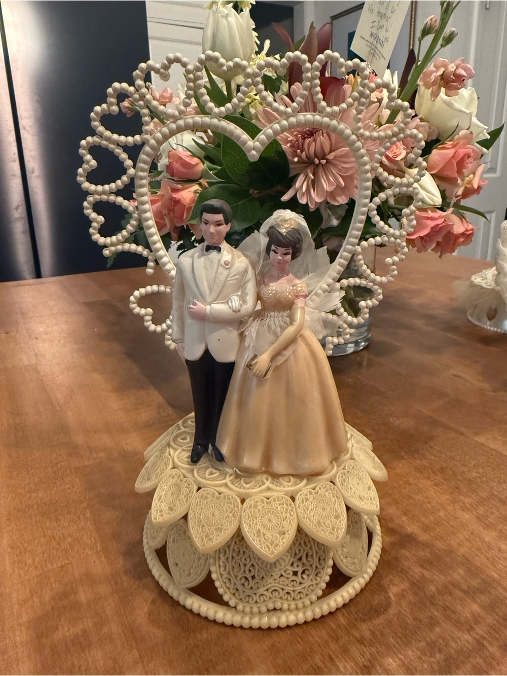 Vintage cake topper